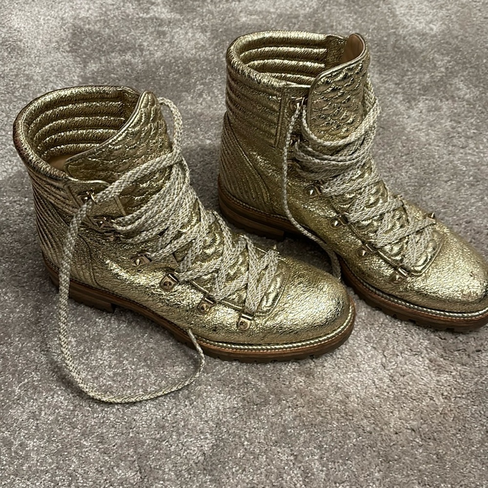 Christian louboutin combat boots